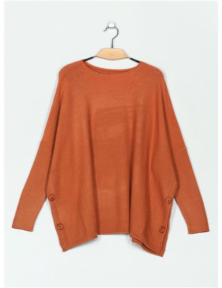 Jersey maxi detalle botones