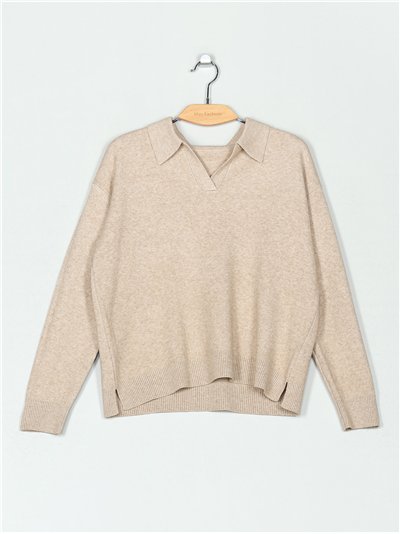 Jersey soft cuello polo