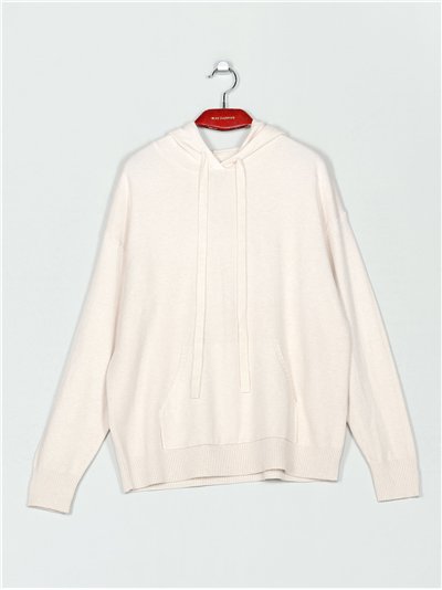 Sudadera punto capucha