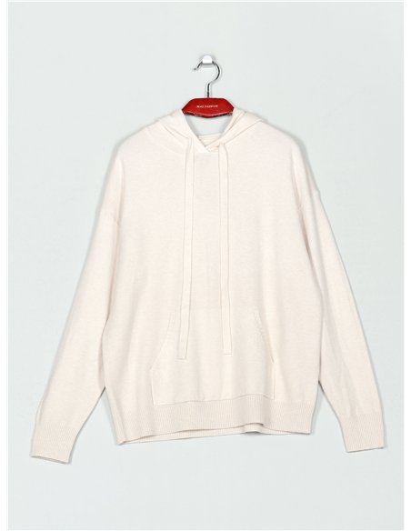Sudadera punto capucha