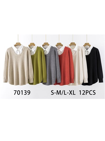 Jersey soft efecto camisa 2