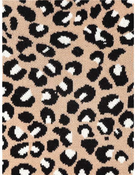 Jersey amplio leopardo cuello perkins