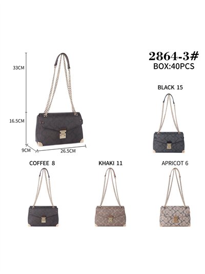 Bolso bandolera solapa cadenas 2