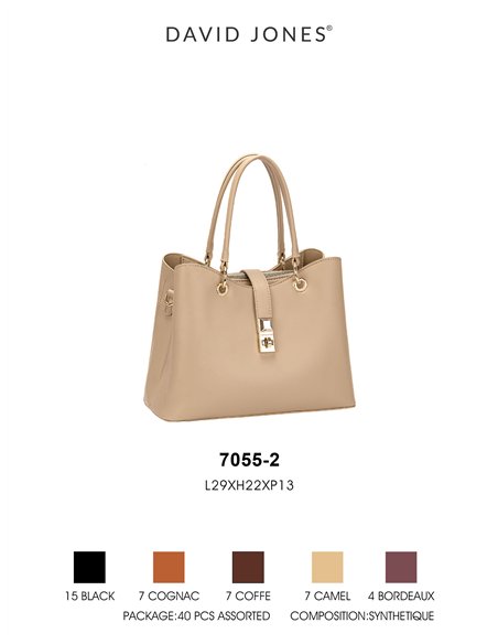 Bolso tote detalle metálico