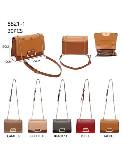 Bolso bandolera solapa detalle metálico 2