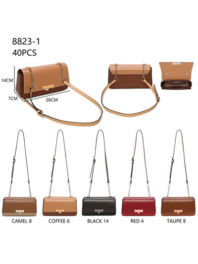 Bolso bandolera solapa detalle metálico 2