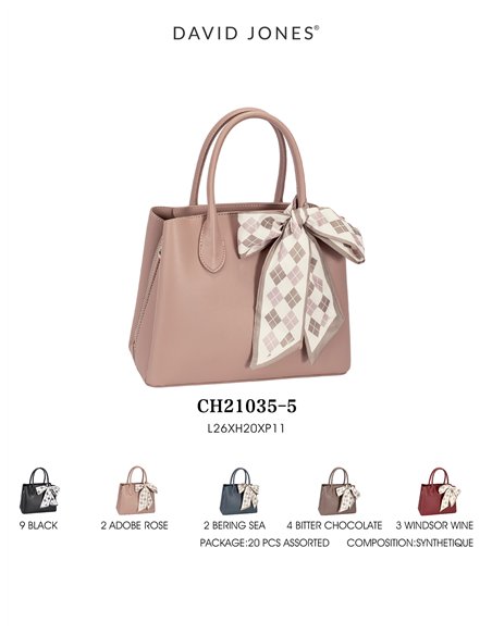 Bolso tote detalle pañuelo