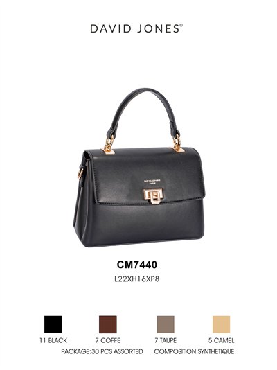 Mini bolso tote cierre metálico