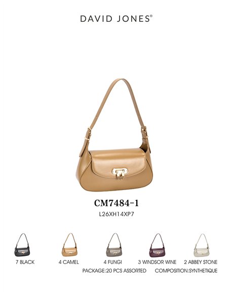 Mini bolso tote cierre metálico