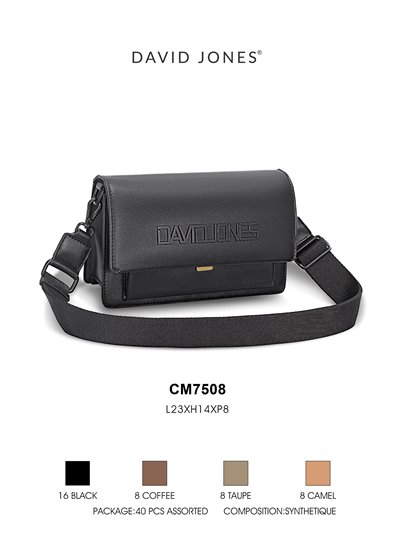 Bolso bandolera solapa