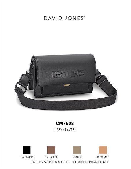 Bolso bandolera solapa