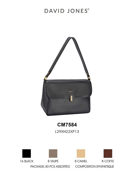 Bolso tote minimal solapa