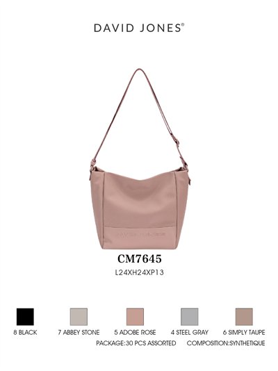 Bolso de hombro combinado