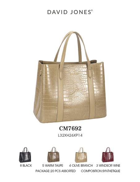 Bolso tote estampado coco