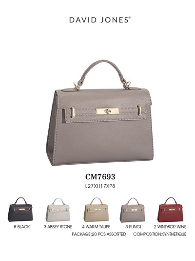 Mini bolso tote detalle metálico