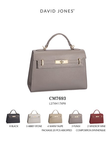 Mini bolso tote detalle metálico