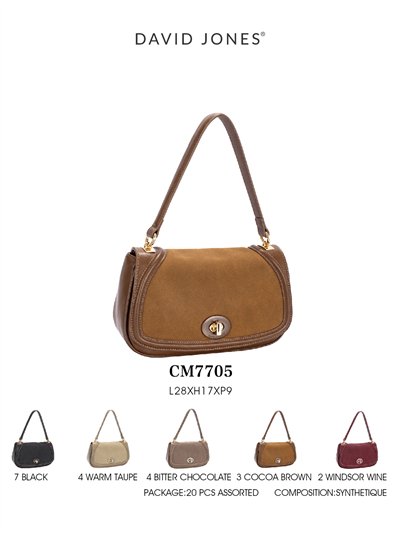 Bolso tote efecto ante solapa