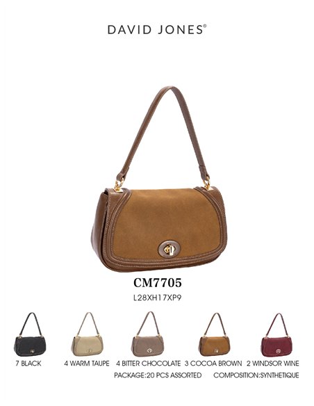 Bolso tote efecto ante solapa