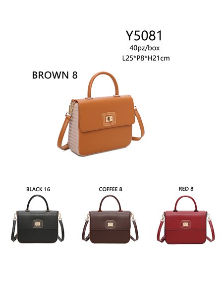 Citybag with metallic detail