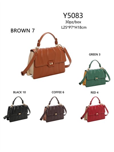 Bolso tote acolchado solapa