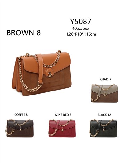 Bolso bandolera efecto ante solapa