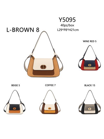 Bolso de hombro combinado