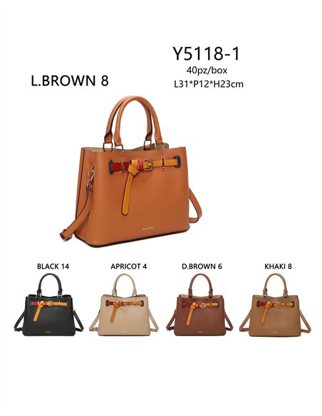 Bolso tote detalle hebilla