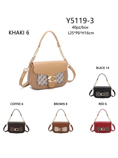 Bolso tote estampado solapa