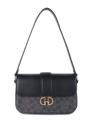 Mini bolso tote solapa detalle pañuelo