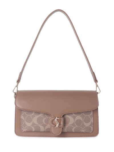 Mini bolso tote solapa detalle pañuelo