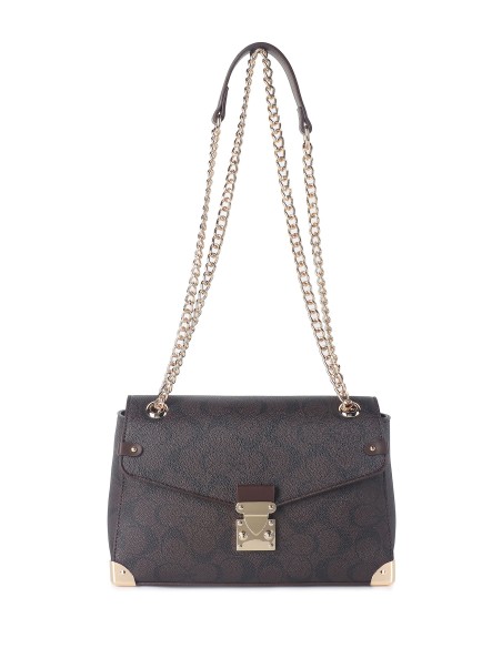 Bolso bandolera solapa cadenas