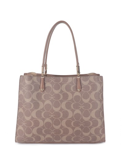 Bolso tote estampado detalle asa