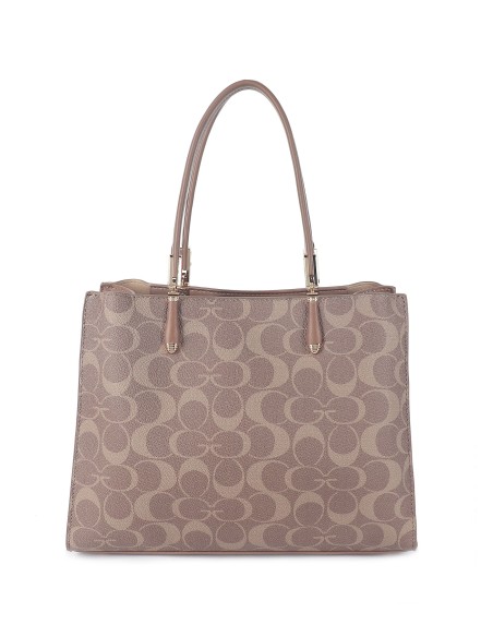 Bolso tote estampado detalle asa