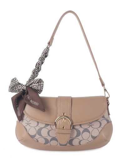 Mini bolso tote solapa detalle hebilla