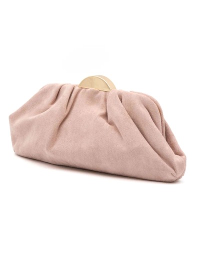 Abendtasche aus Wildlederimitat - AD-26301 ROSA-PALO 2