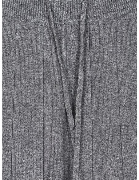 Pantalón recto punto canalé