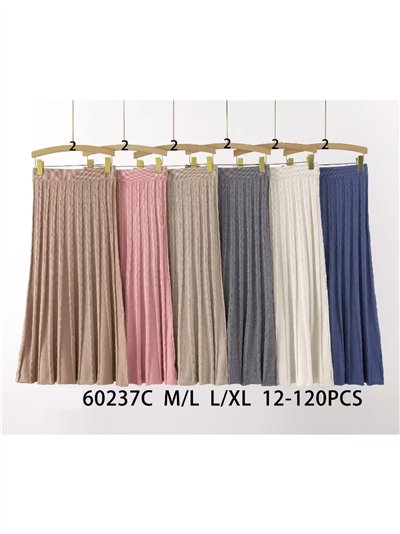 Falda punto estructura trenzas vuelos 2