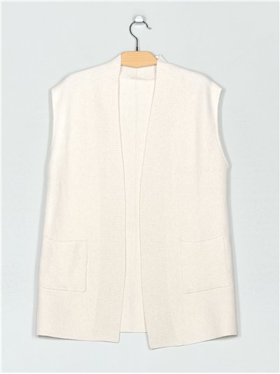 Chaleco punto soft amplio