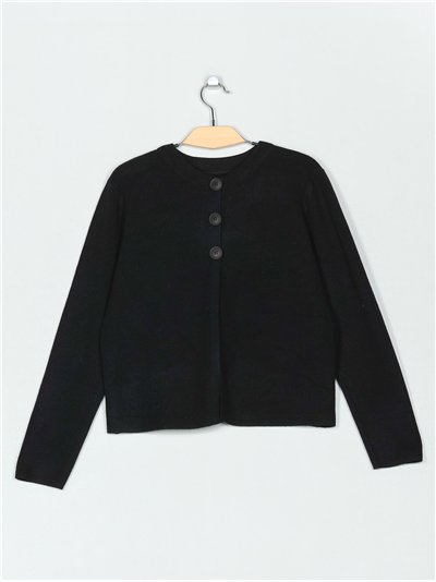 Chaqueta punto extra cálido botones