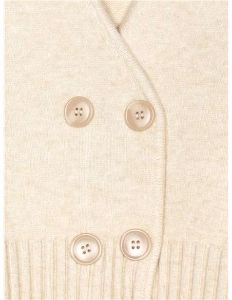 Buttoned soft cardigan