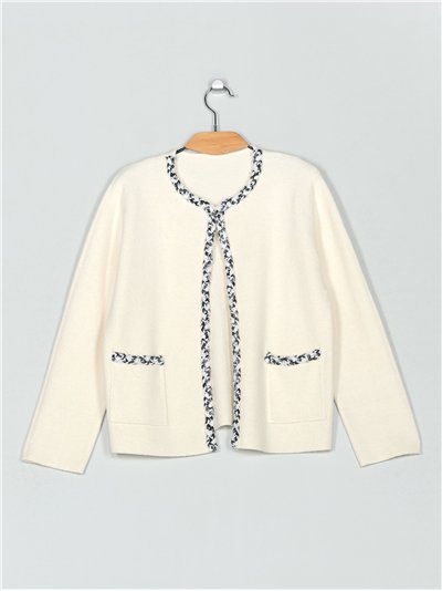 Chaqueta punto soft tweed