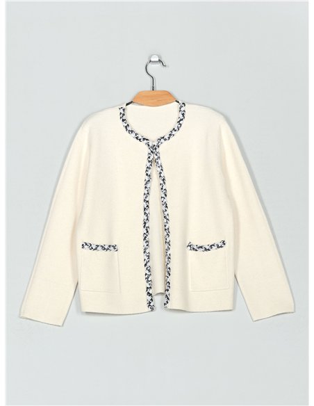 Chaqueta punto soft tweed