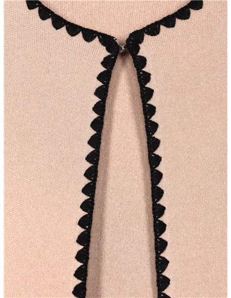 Chaqueta punto soft pespuntes