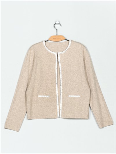 Chaqueta punto soft tweed