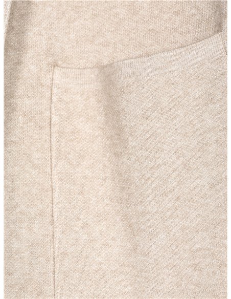 Cárdigan largo amplio punto extra cálido