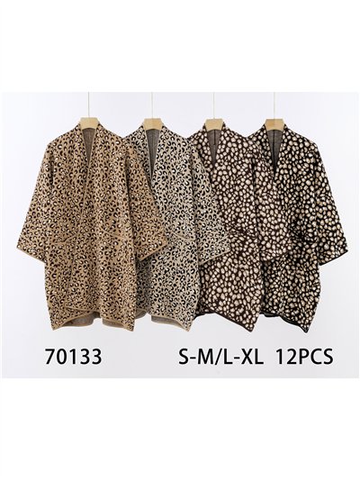 Capa maxi leopardo bolsillos 2