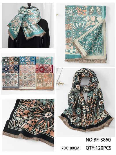 Bufanda mosaicos desflecada 2