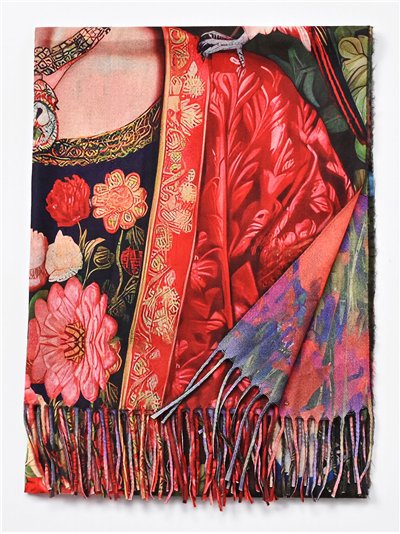 Bufanda frida flecos