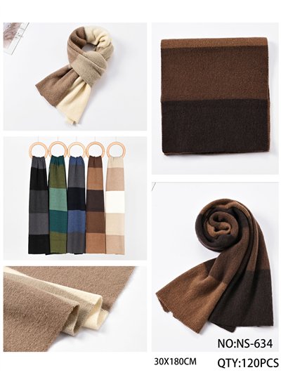 Bufanda franjas de hombre 2