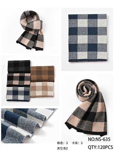 Bufanda cuadros de hombre 2